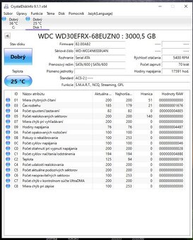 Predám 2 disky WD RED 3TB / 100% stav - 2