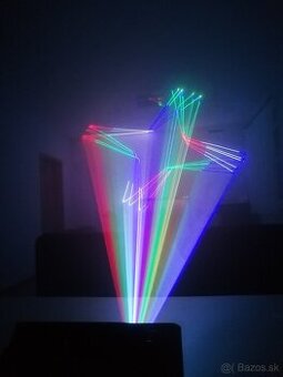 Laser animačný na diaľkové ovládanie, RGB plnofarebný - 2