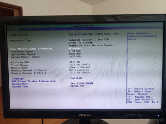 Intel DG41TY + Intel Core2Duo E7500 + 512MB RAM - 2