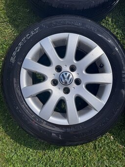 VW originálne disky 195/65 R15 (6J) - 2