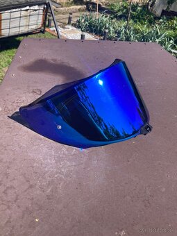 Plexi na prilbu KYT R2R blue - 2
