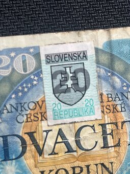 Originál 20kčs 1988 - 2