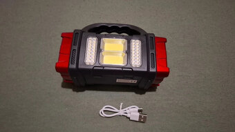 Solárna LED Baterka, červená - 2