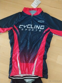 Cyklistické tričko + kraťasy veľ. XXS - 2