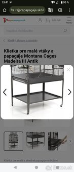 Voliera pre papagáje - 2