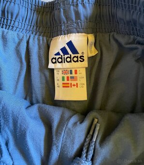 Vintage Adidas baggy šušťakové široké nohavice - 2