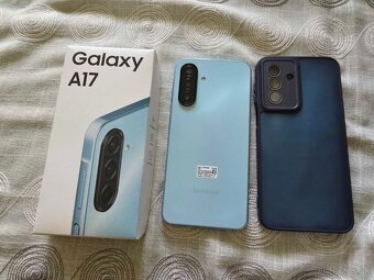 Samsung A17 4G duos modrý super stav komplet - 2