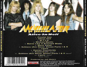 CD Annihilator – Alice In Hell 1989 - 2