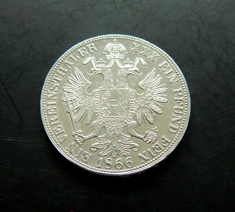 Predám 1 spolkový toliar 1866 B František Jozef I. - 2