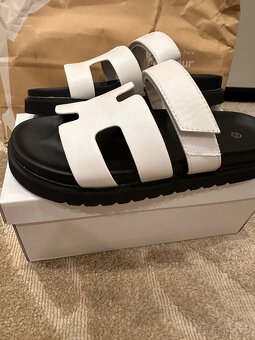 Šlapky na štyl hermes - 2