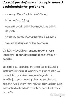 Vankúš na dojčenie - 2