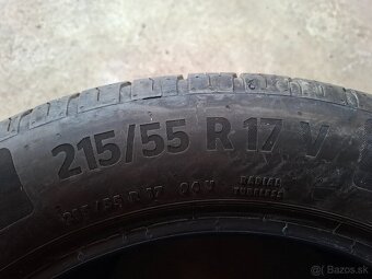 Letne pneu.Continental 215/55 R17 - 2