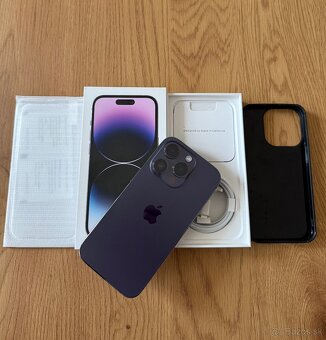 iPhone 14 Pro 512 gb Deep Purple v záruke + prislušenstvo - 2