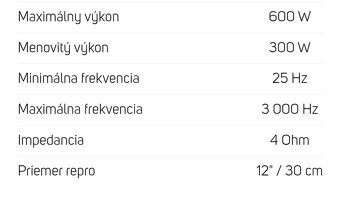 Aktívny subwofer - 2