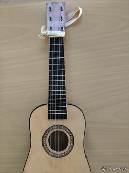 Detská drevená gitara 59cm - hračka - 2