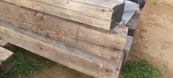 Staré hranoly 6m – vhodné ako stavebný materiál - 2
