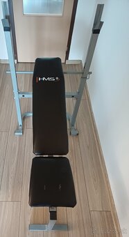 Lavička na cvičenie polohovateľná so stojanom na bench - 2