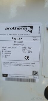 Predám elektrický kotol PROTHERM Ray 12k - 2