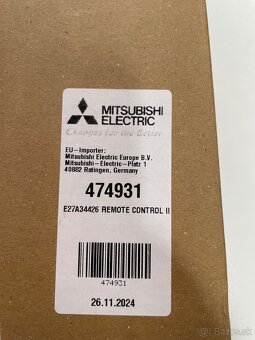 Dialkove ovladanie Mitsubishi electric E27A34426 - 2