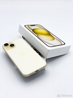 Apple iPhone 15 128GB Yellow 87% Zdravie batérie Komplet - 2