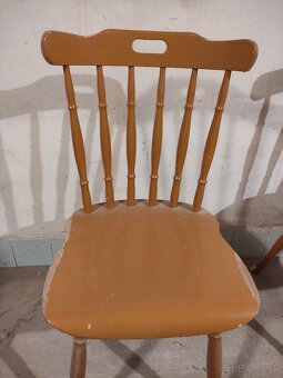 Drevené stoličky (15€ za všetky) - 2
