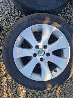 Škoda Alu disky s pneumatikami 205/55 R16 - 2