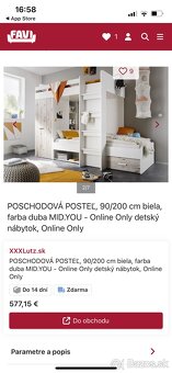 Poschodová postel - 2