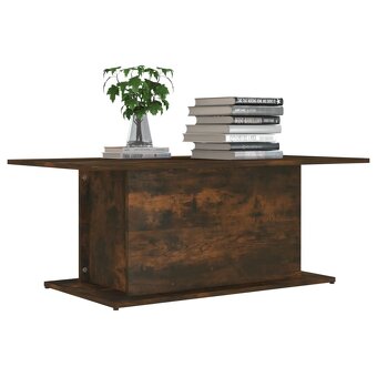 Konferenčný stolík, tmavý dub 102x55,5x40 cm NOVÝ - 2