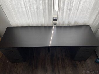 Písací stôl IKEA – ALEX + doska – veľmi dobrý stav - 2