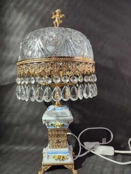 Originál krišťálová stolná lampa - 2