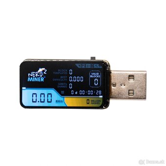 Nerdminer BTC Solo Lottery miner s farebnou LCD - 2