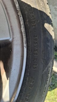 Predám elektróny, škoda Fabia 195/50R15 - 2