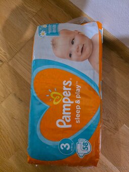 Pampers Sleep & Play Plienky Veľkosť 3 (6-10 kg), 58 kusov - 2