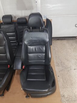 Predám celokožené sedačky Škoda Octavia 2 RS Facelift Combi - 2