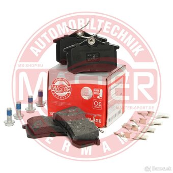 Predám set zadné brzdové kotúče MASTER-SPORT - 2