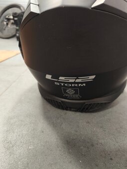 PRILBA LS2 FF800 STORM II SOLID MATNÁ ČIERNA M - 2