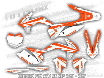 Predam polepy na KTM KTM SX / SXF 2013 - 2015 - 2