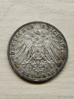 3 marka 1911 Hamburg. Kaissereich - 2