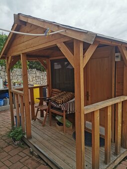 Záhradný domček s terasou 5x2,5m - 2