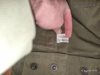 Nohavice VZ 85 veľkosť 180/106 nepoužité uloženky - 2