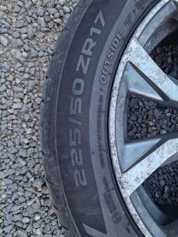 Alu disky 17"5×112 pneu 225/50r17 - 2