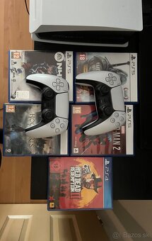 Ps5 + 2 ovladace a hry - 2