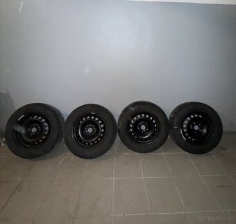 Plechače R15 5x112 + pneu - 2