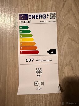 Predám CANDY CWC 021 M/NF - 2