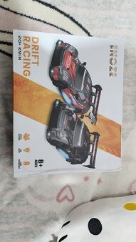 RC Drift Racing Auto ENOZE -  Červeno-Biela - 2
