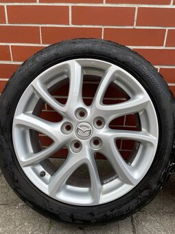 Originál disky Mazda R17 +letné pneu na mazdu 3 - 2