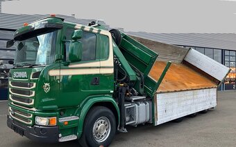 Scania G 490 - 8x4 – ValníkSklápěč + HR-HIAB 24tnm – EURO 6 - 2