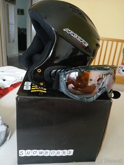 Prilba a okuliare na snowboard - 2