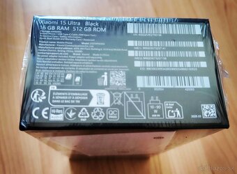 Xiaomi 15 Ultra 16GB/512GB black - 2