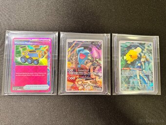 Pokemón Vzácne Karty + 100ks Balíčky s EX + Jumbo - Nové - 2